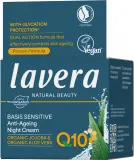 Ночной крем для лица Lavera Basis Sensitiv Q10 Anti-Ageing против признаков старения, с коэнзимом Q10, 50 мл — фото 2