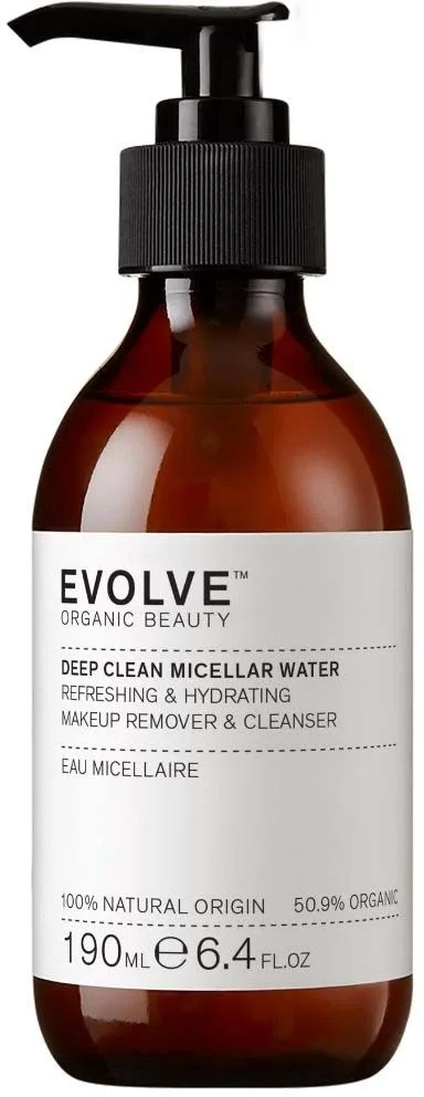 Мицеллярная вода Evolve Organic Beauty Deep Clean очищающая, тонизирующая, 190 мл