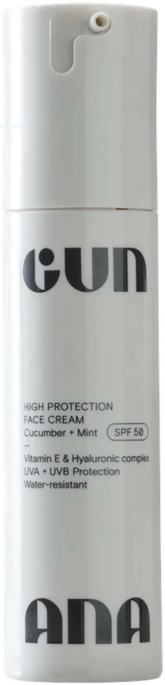 Крем для лица Gun Ana Face Cream SPF 50, с овсом, 50 мл