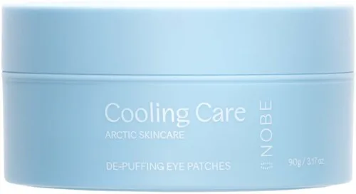 Гидрогелевые патчи для кожи вокруг глаз Nobe Cooling Care De-Puffing Eye Patches, охлаждающие, от отёков, 7 г