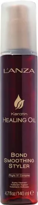 Несмываемый кондиционер Lanza Keratin Healing Oil Bond Smoothing Styler разглаживающий, термозащитный, 140 мл