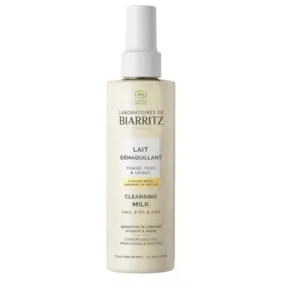 Очищающее молочко для лица Laboratoires de Biarritz Cleansing Care Cleansing Milk, снимает макияж, 200 мл