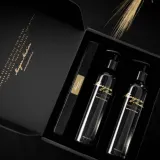 Набор Morgan Madison Soapset Giftbox, мыло и крем для рук на деревянном подносе, сандал и цитрус — фото 2