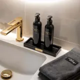 Набор Morgan Madison Soapset Giftbox, мыло и крем для рук на деревянном подносе, сандал и цитрус — фото 5