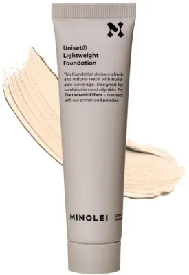 Тональная основа Minolei Uniset Lightweight Foundation лёгкая, увлажняющая, оттенок 10