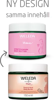 Баттер для тела Weleda Mum Stretch Mark Body Butter, против растяжек, с маслом какао и ши, 150 мл