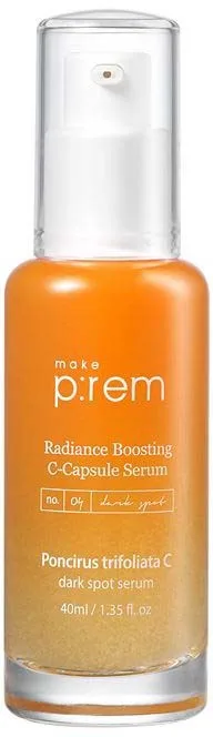 Капсульная сыворотка для лица Make P:rem Radiance Boosting C-Capsule Serum, с производным витамина C, 40 мл