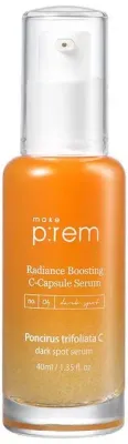 Капсульная сыворотка для лица Make P:rem Radiance Boosting C-Capsule Serum, с производным витамина C, 40 мл