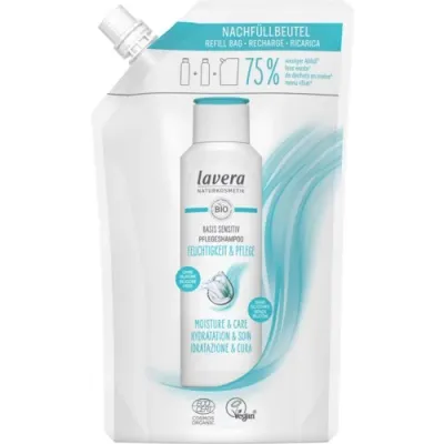 Шампунь Lavera Basis Sensitiv Moisture & Care увлажняющий, с алоэ и жожоба, запасной блок