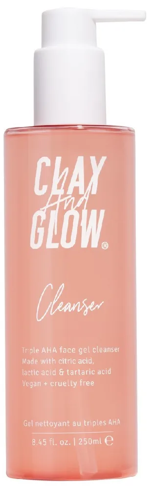 Гель для умывания Clay And Glow Straw-jelly Cleanser с лимонной, молочной и гликолевой кислотами, 250 мл