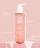 Гель для умывания Clay And Glow Straw-jelly Cleanser с лимонной, молочной и гликолевой кислотами, 250 мл — фото 5