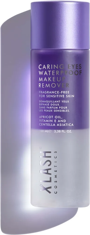 Средство для снятия макияжа с глаз Xlash Caring Eyes Waterproof Make-Up Remover, для водостойкого макияжа, 100 мл