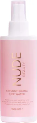 Несмываемый спрей для волос Nude Beauty Strengthening Rice Water укрепляющий, против пушения, 150 мл