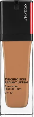 Тональная основа Shiseido Synchro Skin Radiant Lifting Foundation жидкая, с сиянием, оттенок 410