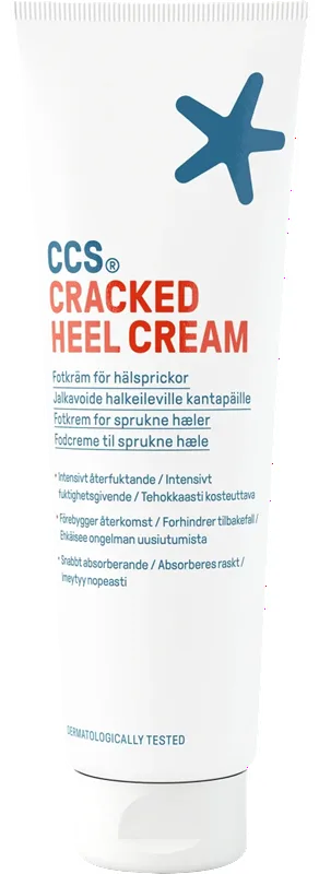 Крем для ног CCS Cracked Heel Cream, для очень сухой кожи, для трещин на пятках, 125 мл
