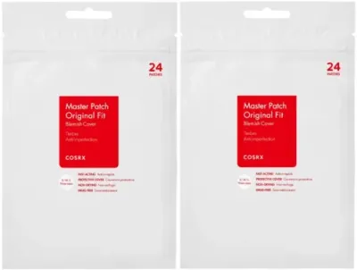 Патчи от прыщей COSRX Master Patch Original Fit незаметные под макияжем, 2 упаковки по 24 шт