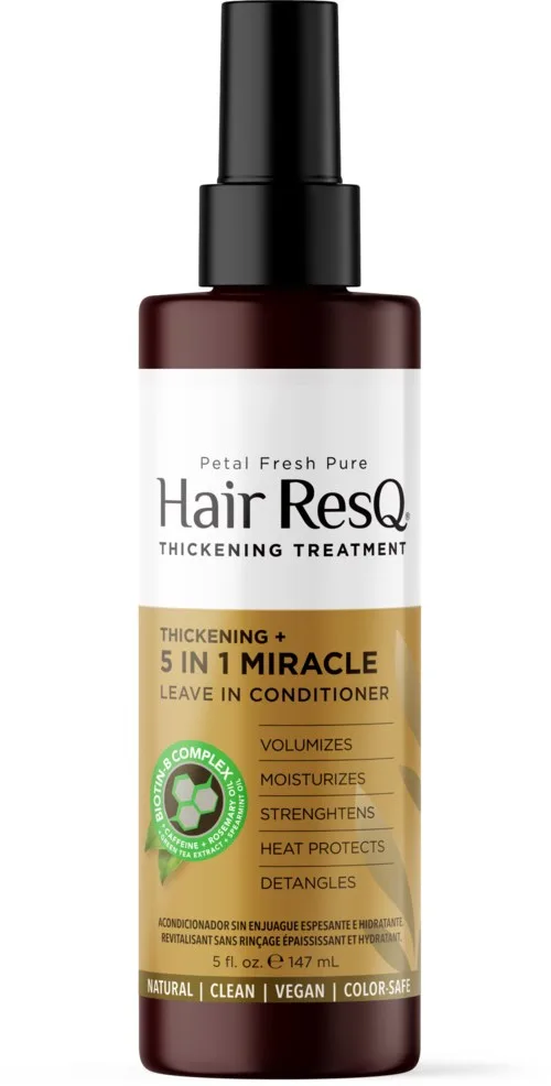 Несмываемый кондиционер Petal Fresh Hair ResQ Thickening + 5 in 1 Miracle Leave In с биотином, для тонких волос, 147 мл
