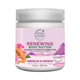 Баттер для тела Petal Fresh Pure Hibiscus & Papaya, отшелушивающий, выравнивает тон, 237 мл — фото 1