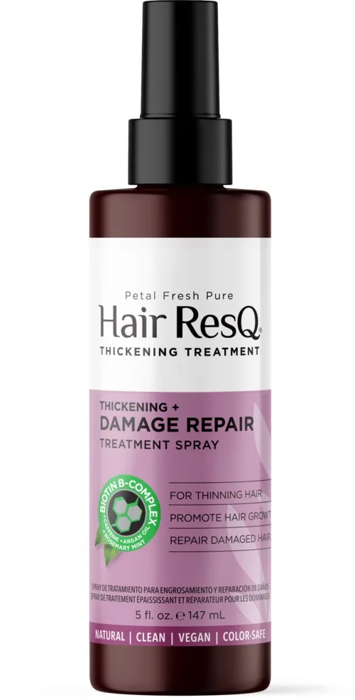 Спрей для волос Petal Fresh Hair ResQ Thickening + Damage Repair Treatment Spray с биотином, для повреждённых волос, 147 мл