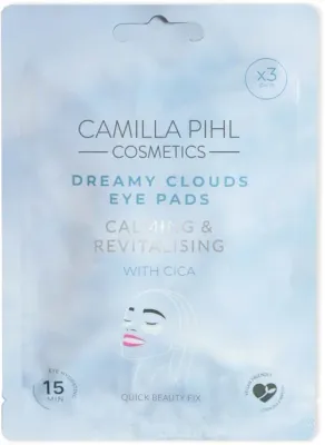 Патчи для кожи вокруг глаз Camilla Pihl Cosmetics Dreamy Clouds Eye Pads увлажняющие, с центеллой, 3 пары