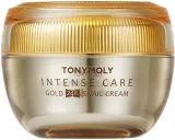 Крем для лица Tonymoly Intense Care Gold 24K Snail Cream с муцином улитки и золотом, для зрелой и сухой кожи, 45 мл — фото 1