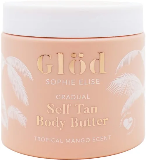 Баттер для тела Glod Sophie Elise Self Tan Body Butter, автозагар, с кофеином и маслом ши, 200 мл