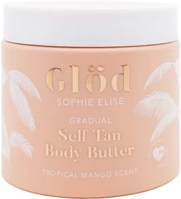 Баттер для тела Glod Sophie Elise Self Tan Body Butter, автозагар, с кофеином и маслом ши, 200 мл