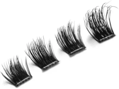 Пучки ресниц Blik Self-Stick Lash Clusters самоклеящиеся, сменный блок, оттенок Violette, 72 шт
