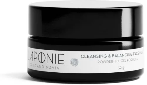 Пудра-маска для умывания Laponie of Scandinavia Cleansing & Balancing Face Mask, для жирной кожи, склонной к акне, 32 г