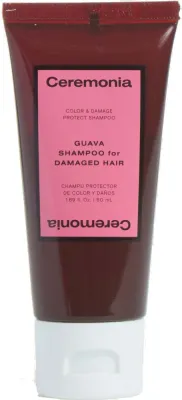 Шампунь Ceremonia Guava восстанавливающий, для повреждённых волос, 50 мл