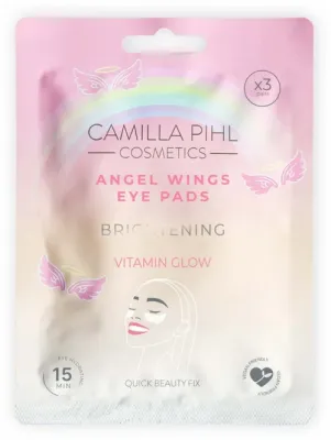 Патчи для кожи вокруг глаз Camilla Pihl Cosmetics Angel Wings Eye Pads с витамином C, от тёмных кругов, 3 шт