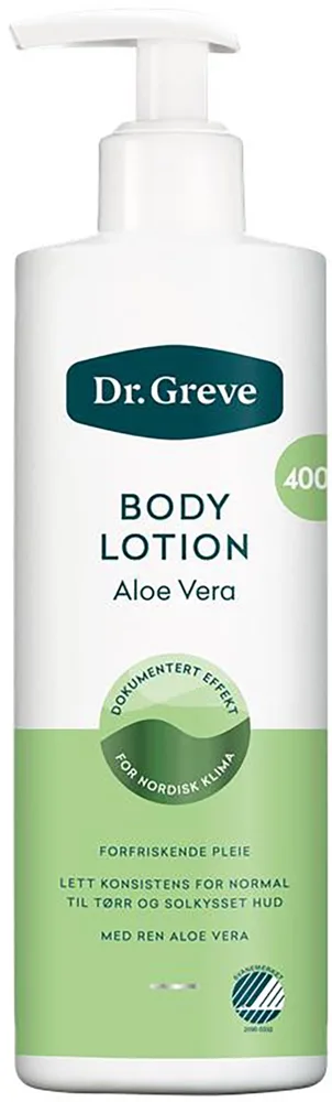 Лосьон для тела Dr. Greve Aloe Vera, лёгкий, освежающий, для сухой и загорелой кожи, 400 мл