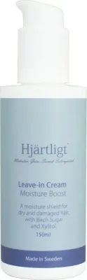 Несмываемый крем-кондиционер Hjartligt Moisture Boost Leave In увлажняющий, для сухих и повреждённых волос, 150 мл