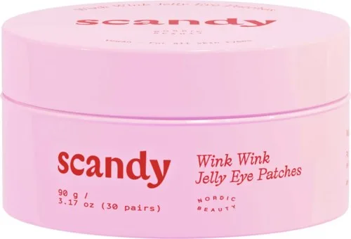Гидрогелевые патчи для кожи вокруг глаз Scandy Wink Wink Jelly Eye Patches увлажняющие, успокаивающие, 30 пар