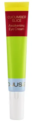 Крем для кожи вокруг глаз Djusie Cucumber Slice Awakening Eye Cream, освежающий, осветляющий, 15 мл