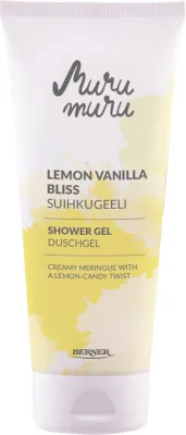 Гель для душа Murumuru Lemon Vanilla Bliss, мягкое очищение, лимон и ваниль, 200 мл