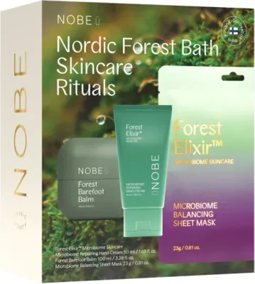 Набор для тела NOBE Nordic Forest Bath Skincare Ritual, с экстрактом лесных микроорганизмов