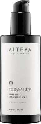 Молочко для снятия макияжа Alteya Organics Bio Damascena Rose Otto Cleansing Milk с розой, 200 мл