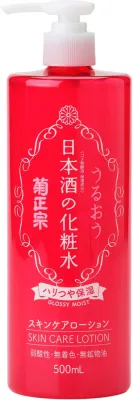Лосьон для лица и тела Kiku-Masamune Sake Glossy Moist Skin Care Lotion, глубоко увлажняющий, 500 мл