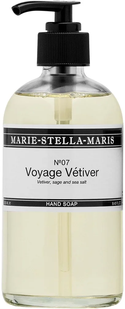 Жидкое мыло для рук Marie-Stella-Maris Voyage Vetiver, 96% натуральных компонентов, увлажняющее, 250 г / 500 г