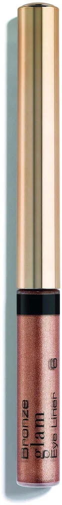 Подводка для глаз Artdeco Bronze Glow Eyeliner жидкая, металлик с блёстками, оттенок 6 Glam Bronze, 2,5 мл