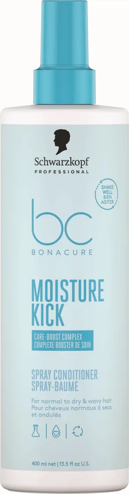 Спрей-кондиционер Schwarzkopf Professional BC Bonacure Moisture Kick несмываемый, увлажняющий, для сухих волос, 400 мл