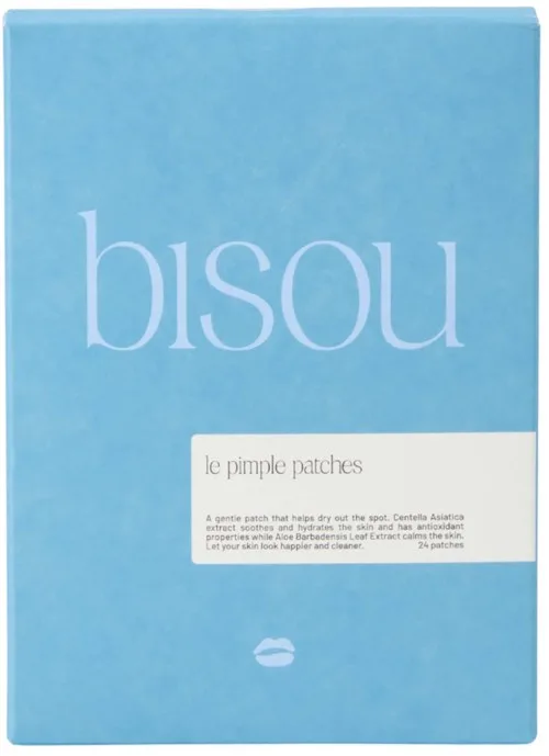 Патчи от прыщей Bisou Le Pimple Patches de Jour подсушивающие, с центеллой азиатской, 24 шт