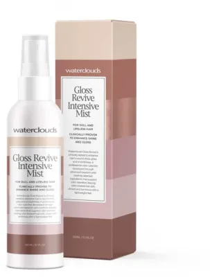 Несмываемый спрей для волос Waterclouds Gloss Revive Intensive Mist для блеска, с термозащитой, 150 мл