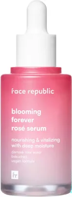 Сыворотка для лица Face Republic Blooming Forever Rose Serum, увлажняющая, с бакучиолом, 45 мл