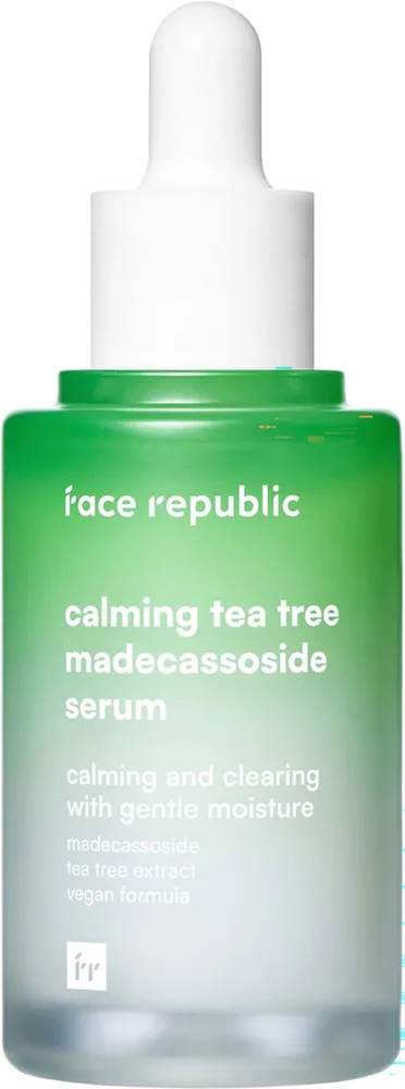 Сыворотка для лица Face Republic Calming Tea Tree Madecassoside Serum, успокаивающая, для чувствительной кожи, 45 мл