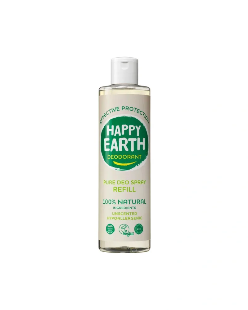 Дезодорант-спрей Happy Earth, без запаха, сменный блок, без алюминия, 300 мл