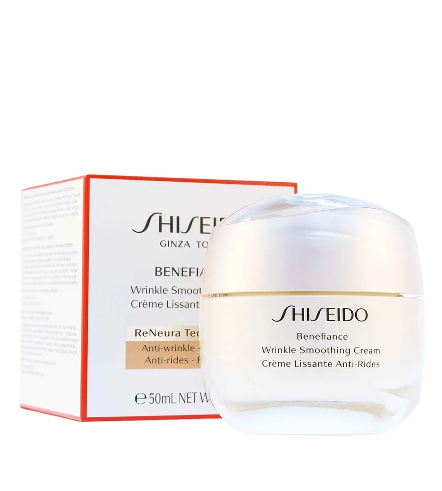 Крем для лица Shiseido Benefiance Wrinkle Smoothing Cream против морщин, для нормальной и комбинированной кожи, 50 мл