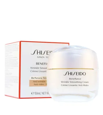 Крем для лица Shiseido Benefiance Wrinkle Smoothing Cream против морщин, для нормальной и комбинированной кожи, 50 мл