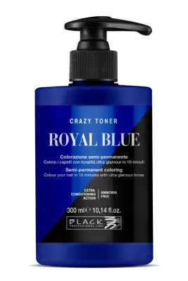 Тонер для волос Black Professional Crazy Toner, без аммиака, полустойкий, оттенок Royal Blue - niebieski [154016]